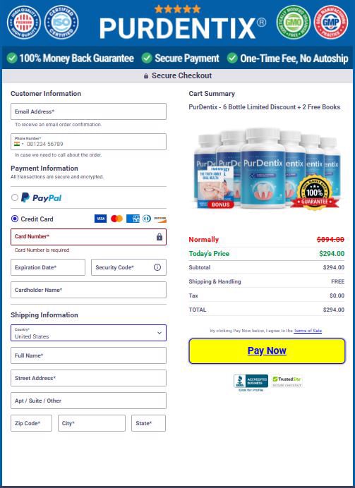 PurDentix_Secure_Checkout